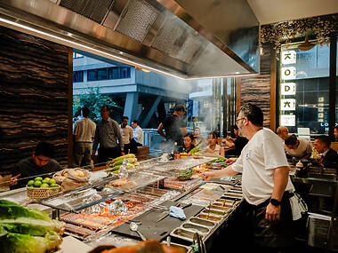 Sydney's hottest seat? Right in front of this robata grill for charred Japanese eats Sydney's hottest seat? Right in front of this robata grill for charred Japanese eats