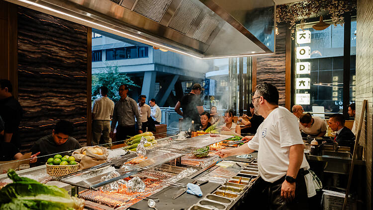 Robata grill at  KODA