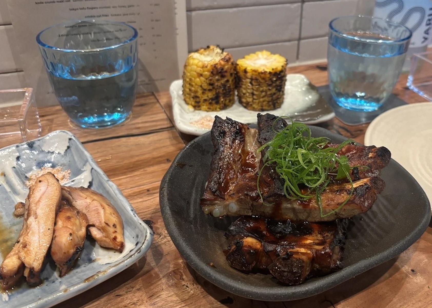 Pork ribs and corn from KODA
