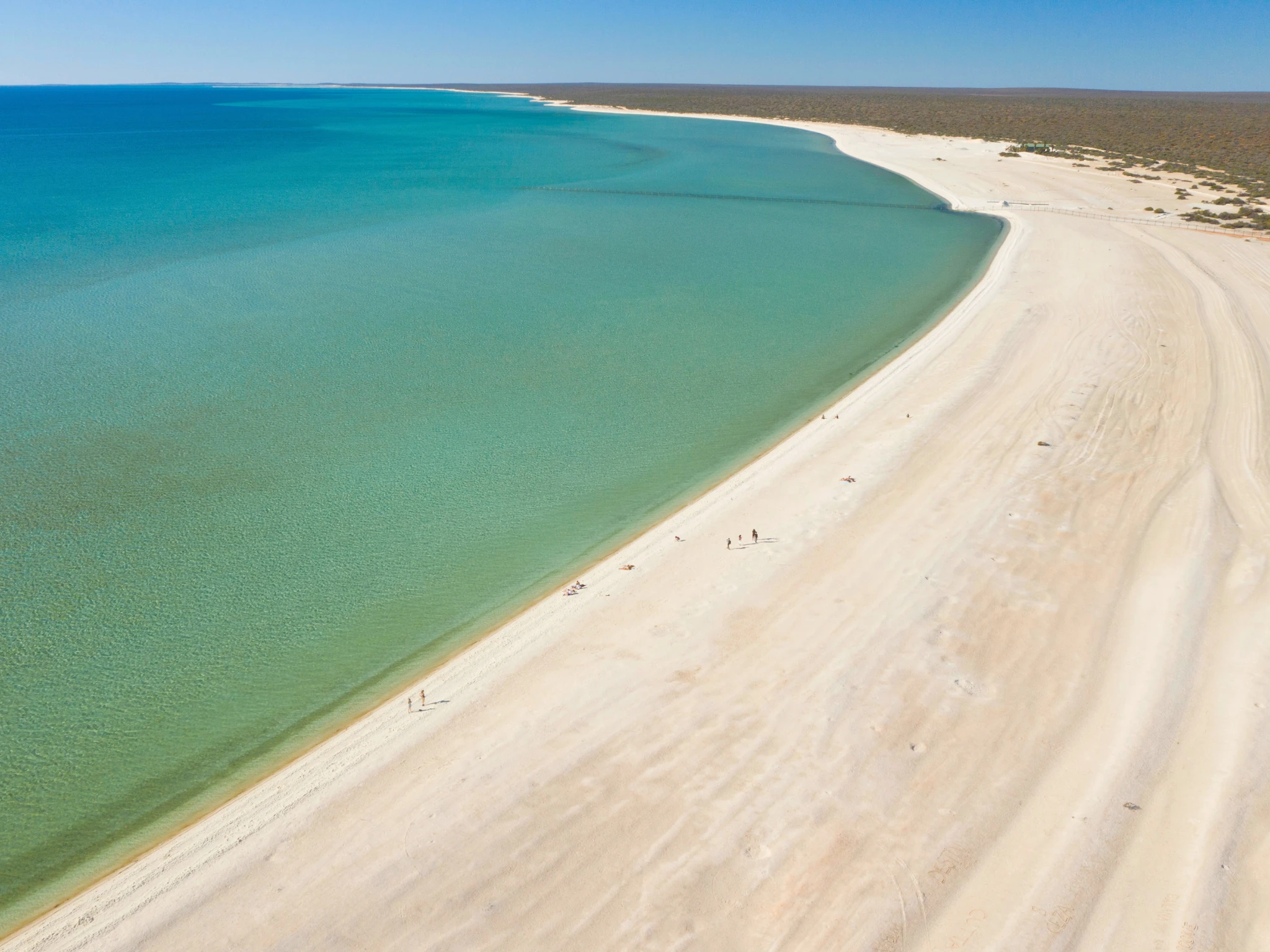 Aerial of beach