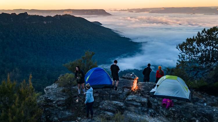 Blue Mountains campsite