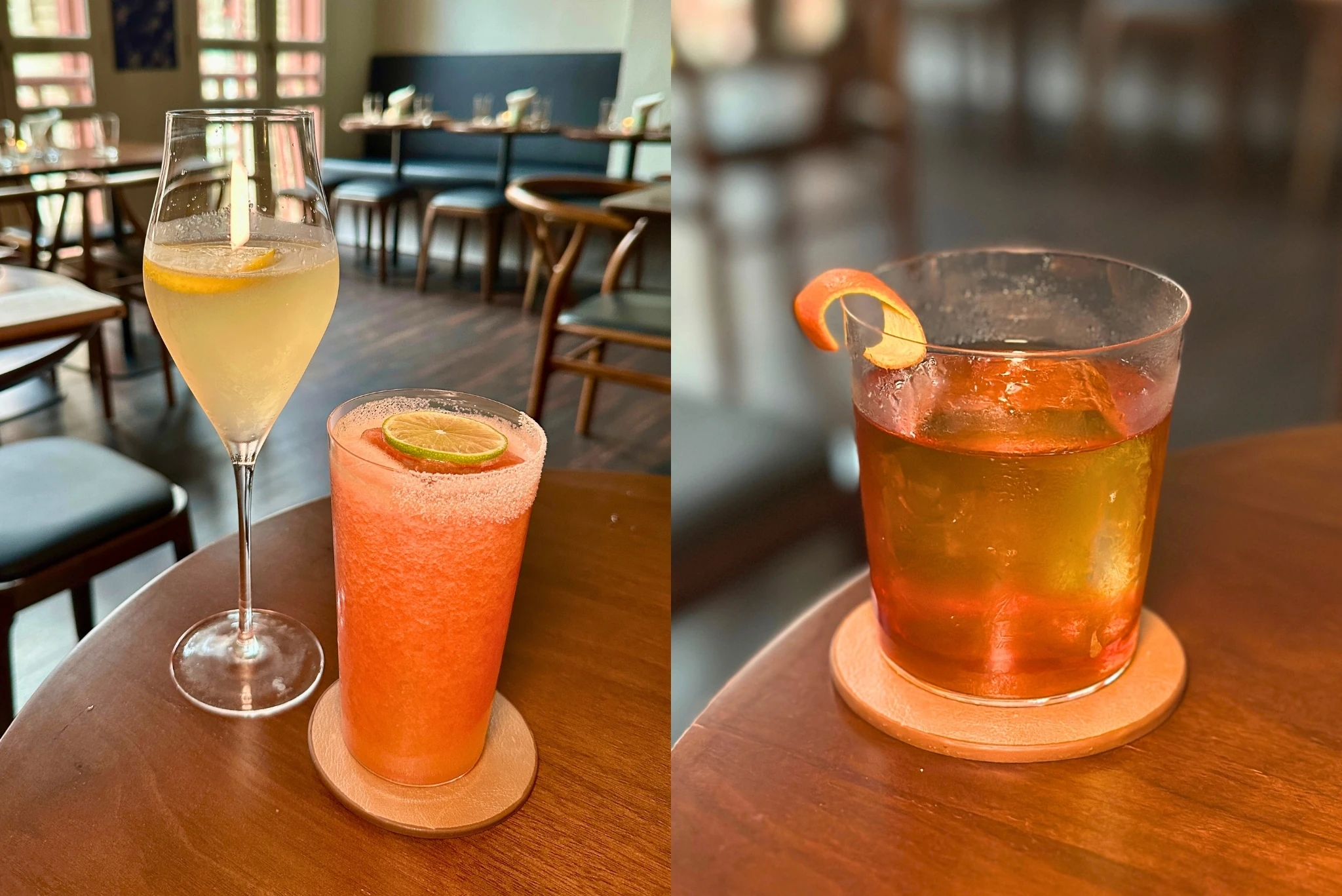 Last Word Beverly Hills Iced Tea, Bloody Mary, Barrel Aged Corpse Reviver No. 1