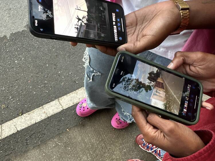 Pick up your camera and take photos through the Playground Lens