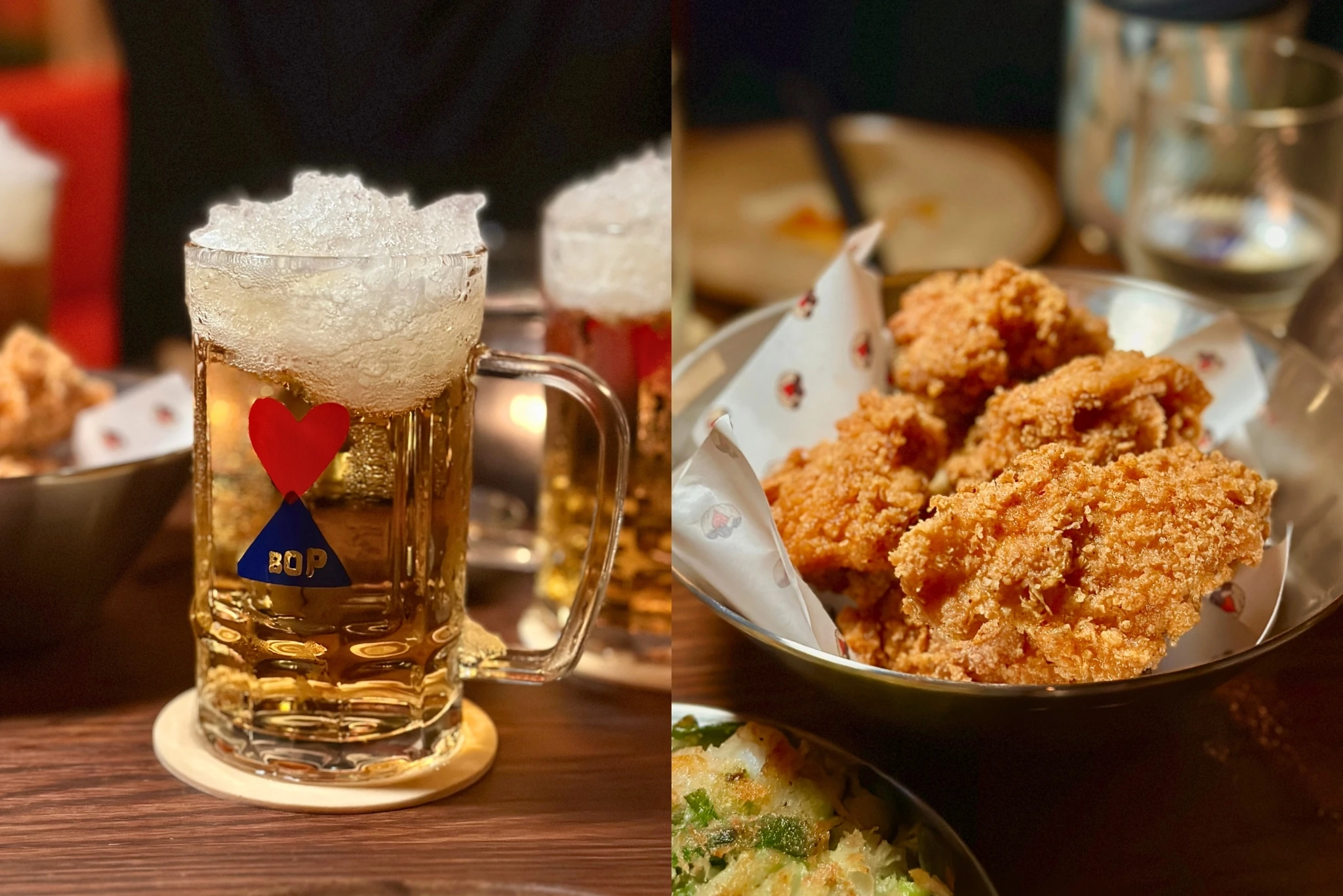 BOP Iced Somaek fried chicken