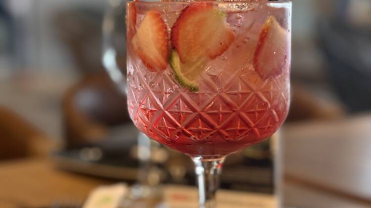 Strawberry mojito from Cowfish restaurant 