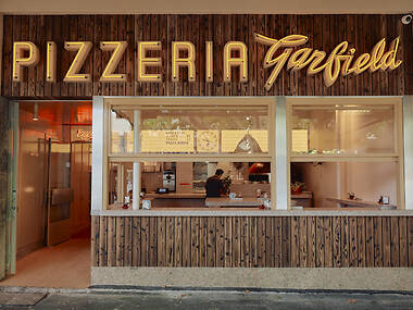 Carlton welcomes a new pizzeria with the arrival of Garfield on Lygon Street Carlton welcomes a new pizzeria with the arrival of Garfield on Lygon Street