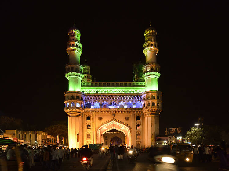 The Charminar, and the Old City circuit The Charminar, and the Old City circuit