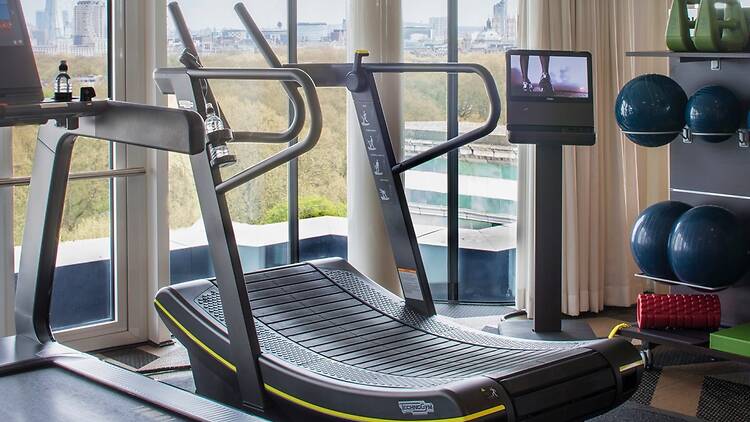 Relaxation area at the Four Seasons hotel on Park Lane