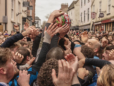 In pictures: the world’s most brutal game of medieval football In pictures: the world’s most brutal game of medieval football
