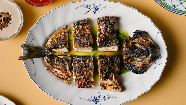 Or'esh whole branzino