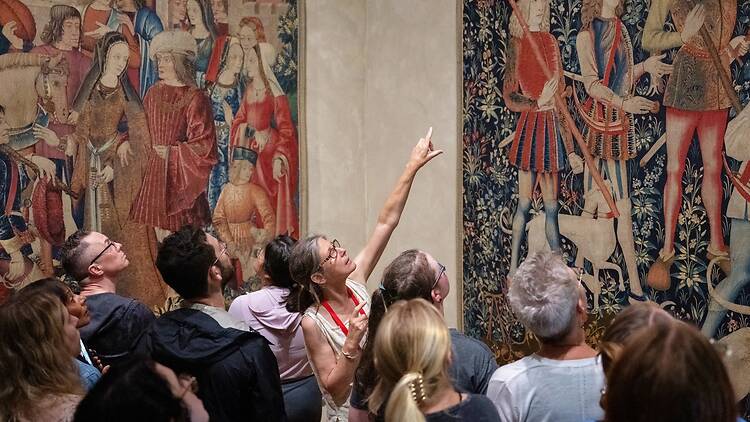 Silent Book Club of Death at The Met Cloisters