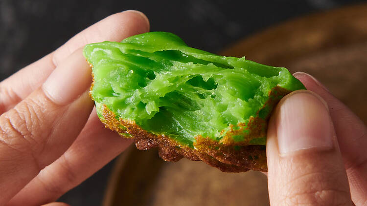 Pandan sweetmelts Kanomsiam Regent Hong Kong