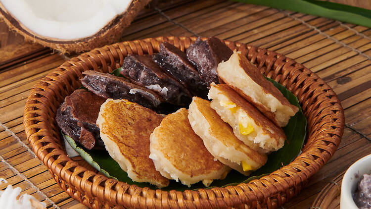 Coconut pancake kanom pang jee Kanomsiam Regent Hong Kong