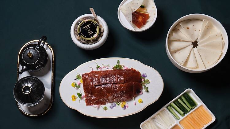 Garden Lounge, The Murray, Hong Kong 北京烤鴨兩食