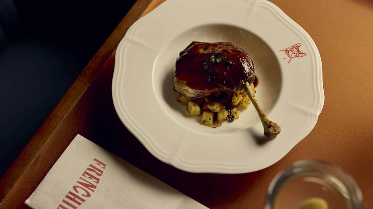 Confit duck leg at Frenchie.