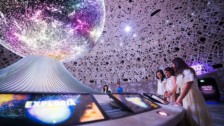 Create avatars, complete quests and unlock content at the Biopool at Our Interconnected World