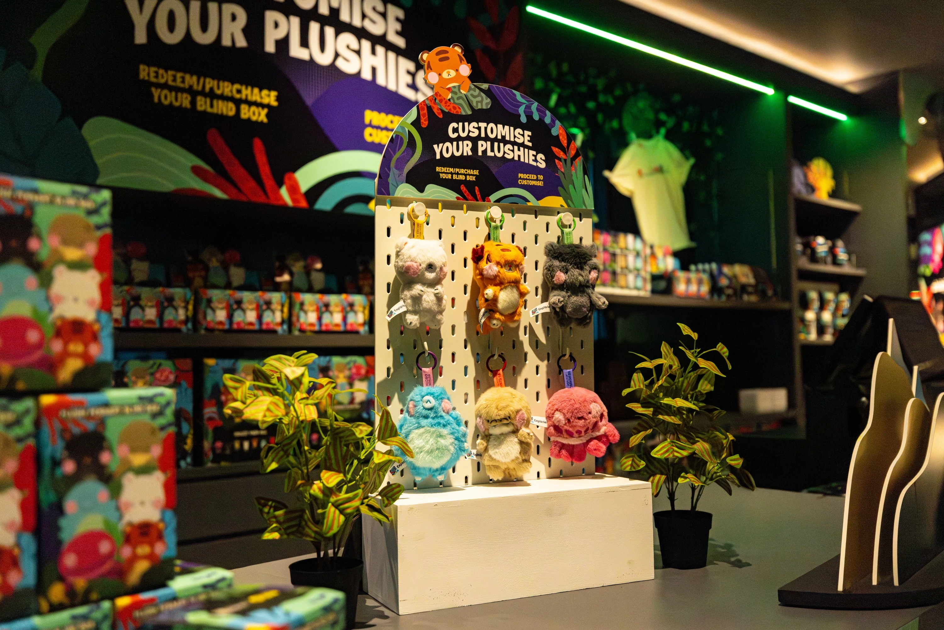 Blind boxes created in collaboration with Mighty Jaxx