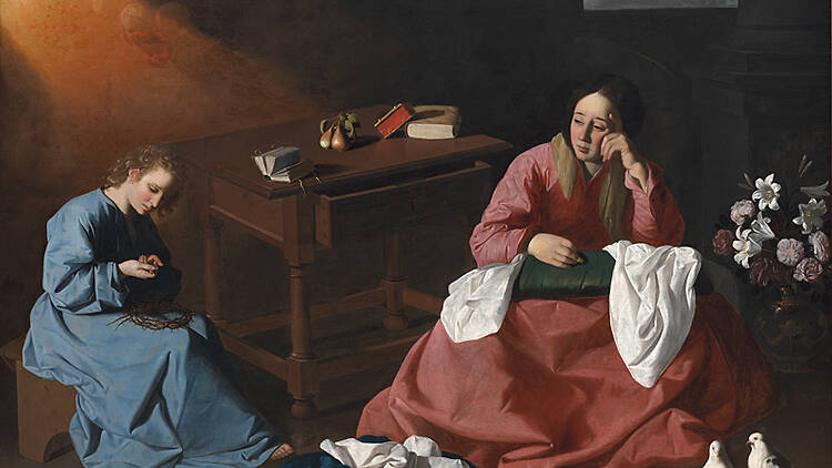 Christ and the Virgin in the House at Nazareth Christ and the Virgin in the House at Nazareth