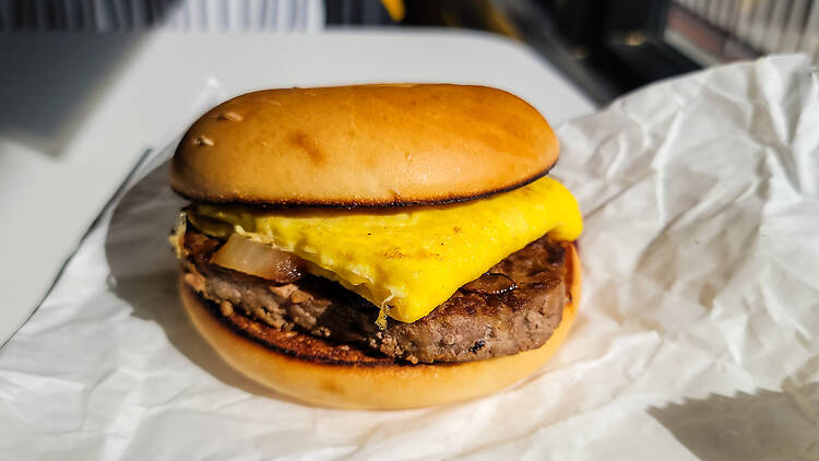 Steak, Egg, and Cheese Bagel