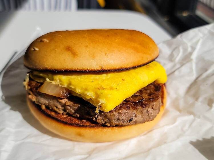 Steak, Egg, and Cheese Bagel