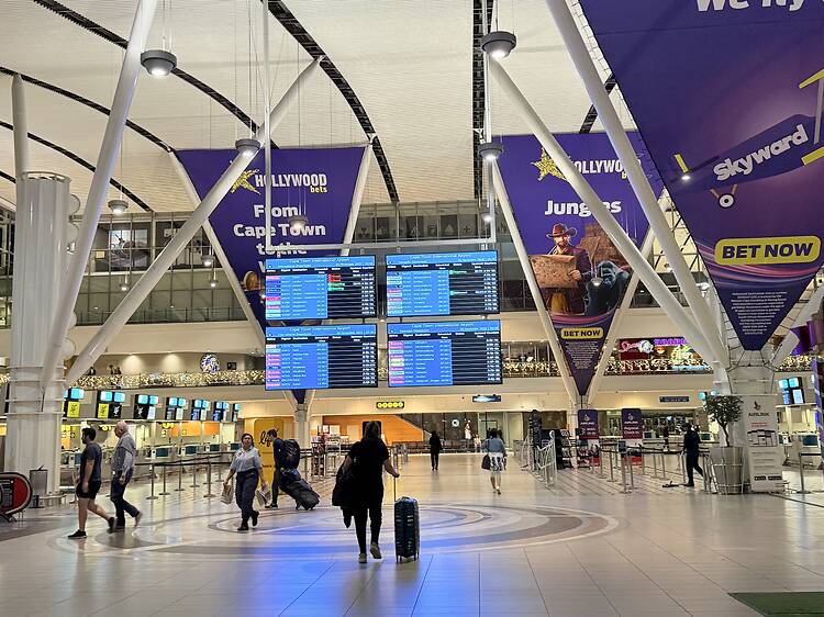 International departures suspended after fire at Cape Town International