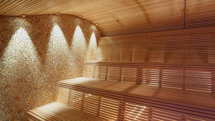 Sauna at Pennyhill Park Hotel and Spa