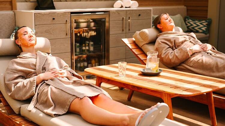 Guests relaxing at Pennyhill Park Hotel and Spa