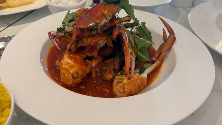 The crab at Rick Stein at Coogee Beach