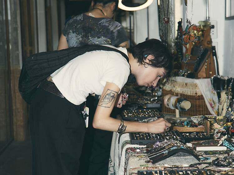 Browse air-conditioned vintage denim at Re:Turn Market