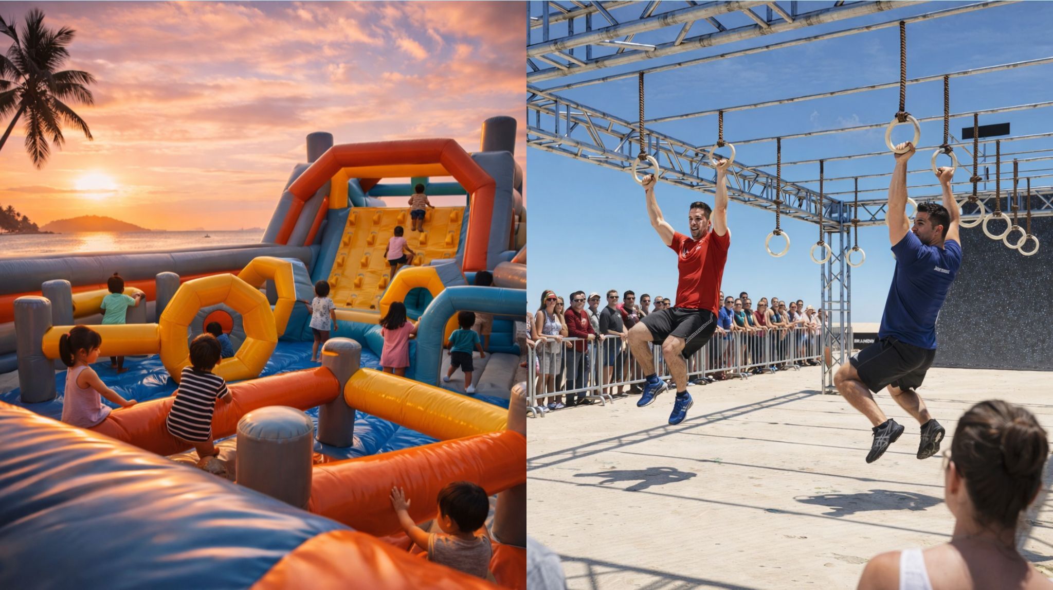 Singapore's first beachfront Ninja Lab obstacle course is coming to Sentosa this March