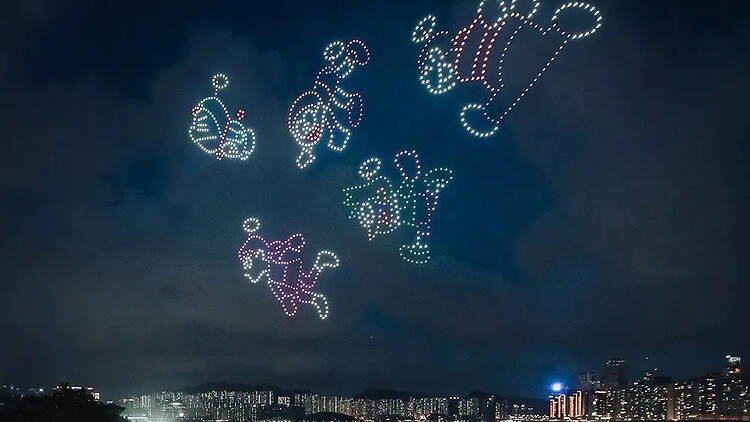 100％ドラえもん＆フレンズ ドローンショー