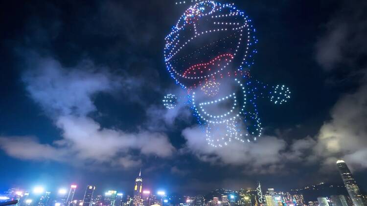 100％ドラえもん＆フレンズ ドローンショー