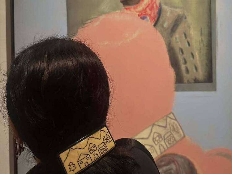 The Gatecrasher by Atul Dodiya