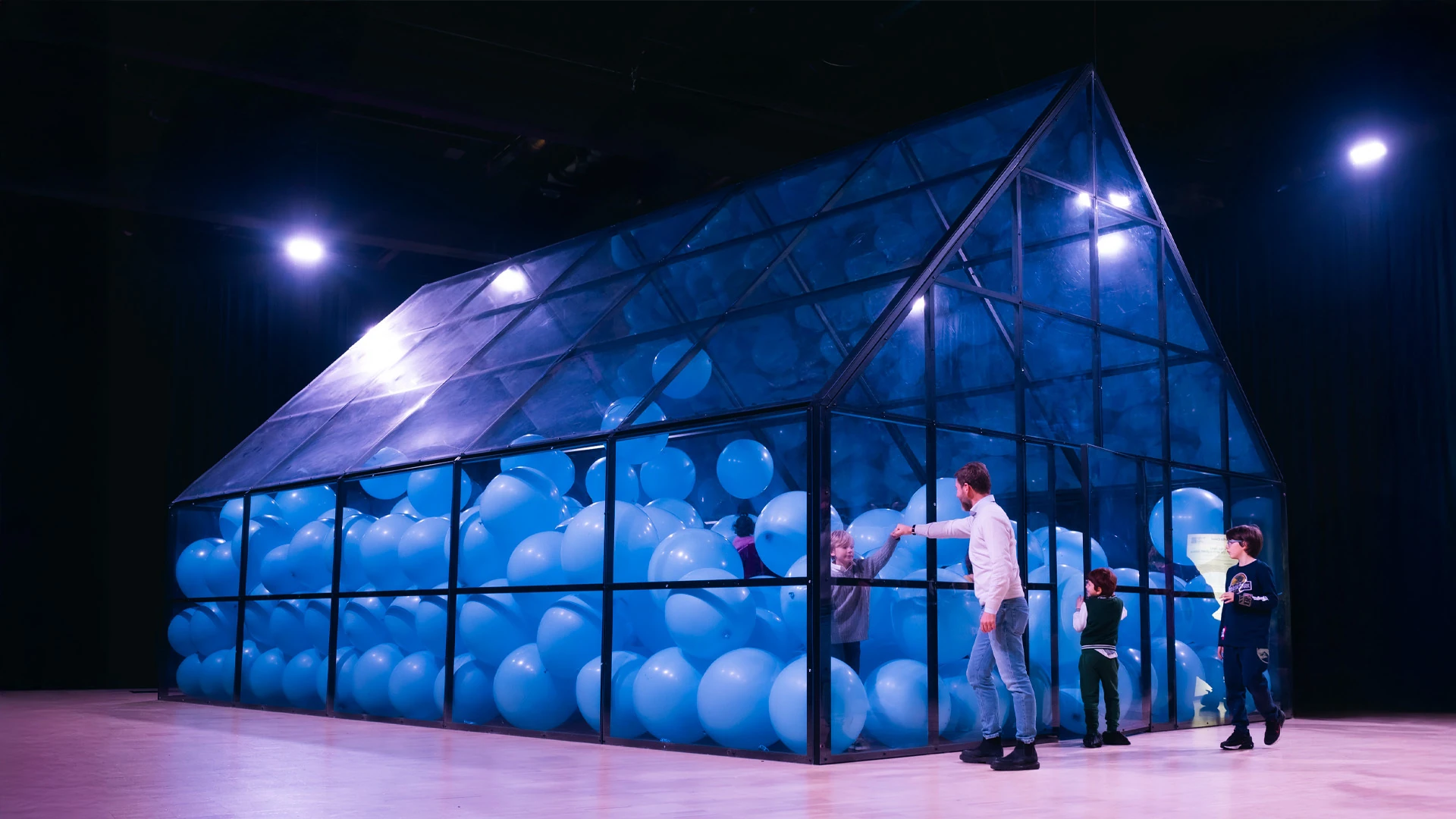 Work No. 3883: Half the air in a given space. Balloon Museum