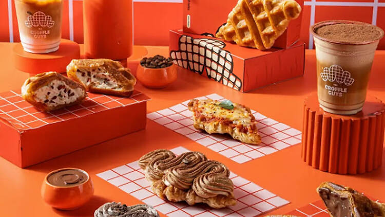 The Croffle Guys' croffles range in flavour from sweet to savoury The Croffle Guys' croffles range in flavour from sweet to savoury