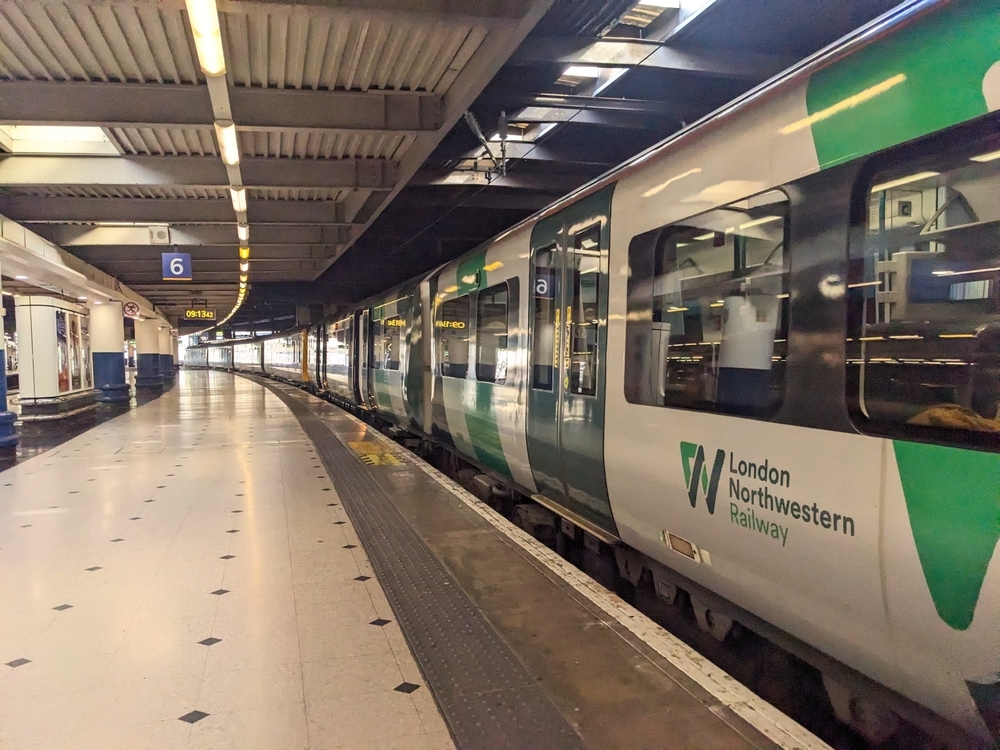 London Northwestern Railway train in London