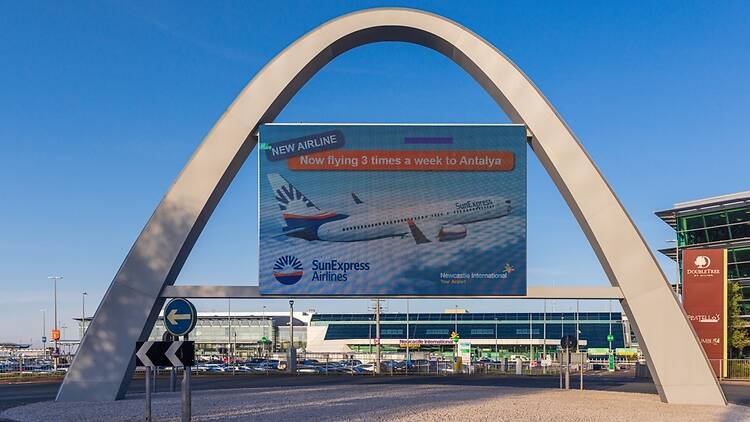 Newcastle International Airport in the UK Newcastle International Airport in the UK