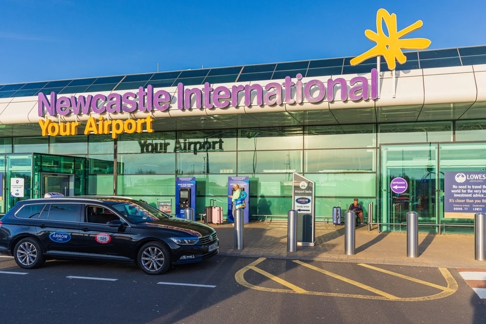 Newcastle International Airport in the UK