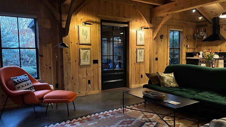 Living room in the Hidden Barn Cottage