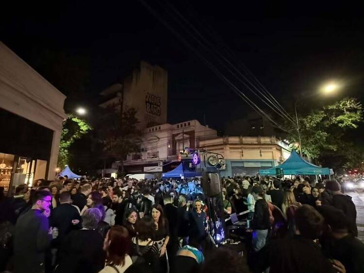 A street party in Villa Crespo