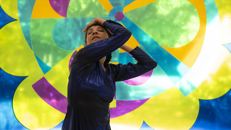 “Paisagens coreográficas”, de Marcia Milhazes “Paisagens coreográficas”, de Marcia Milhazes