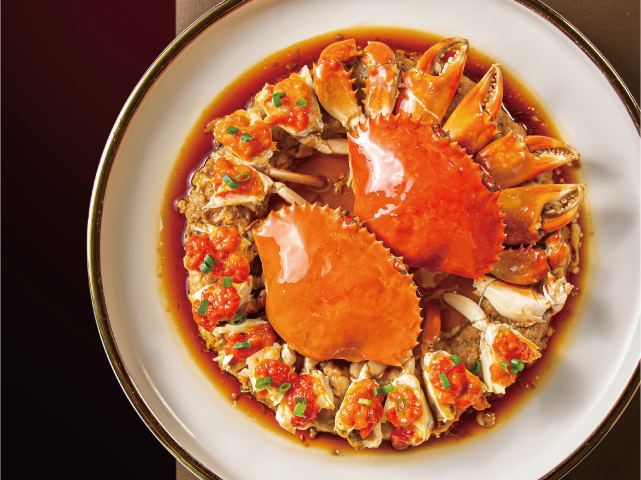 Wenzhou Mansion Steamed Roe Crab with Minced Pork and Pumpkin (with Claypot Rice)