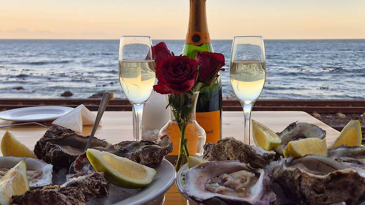 The Reef, Kalk Bay, oysters