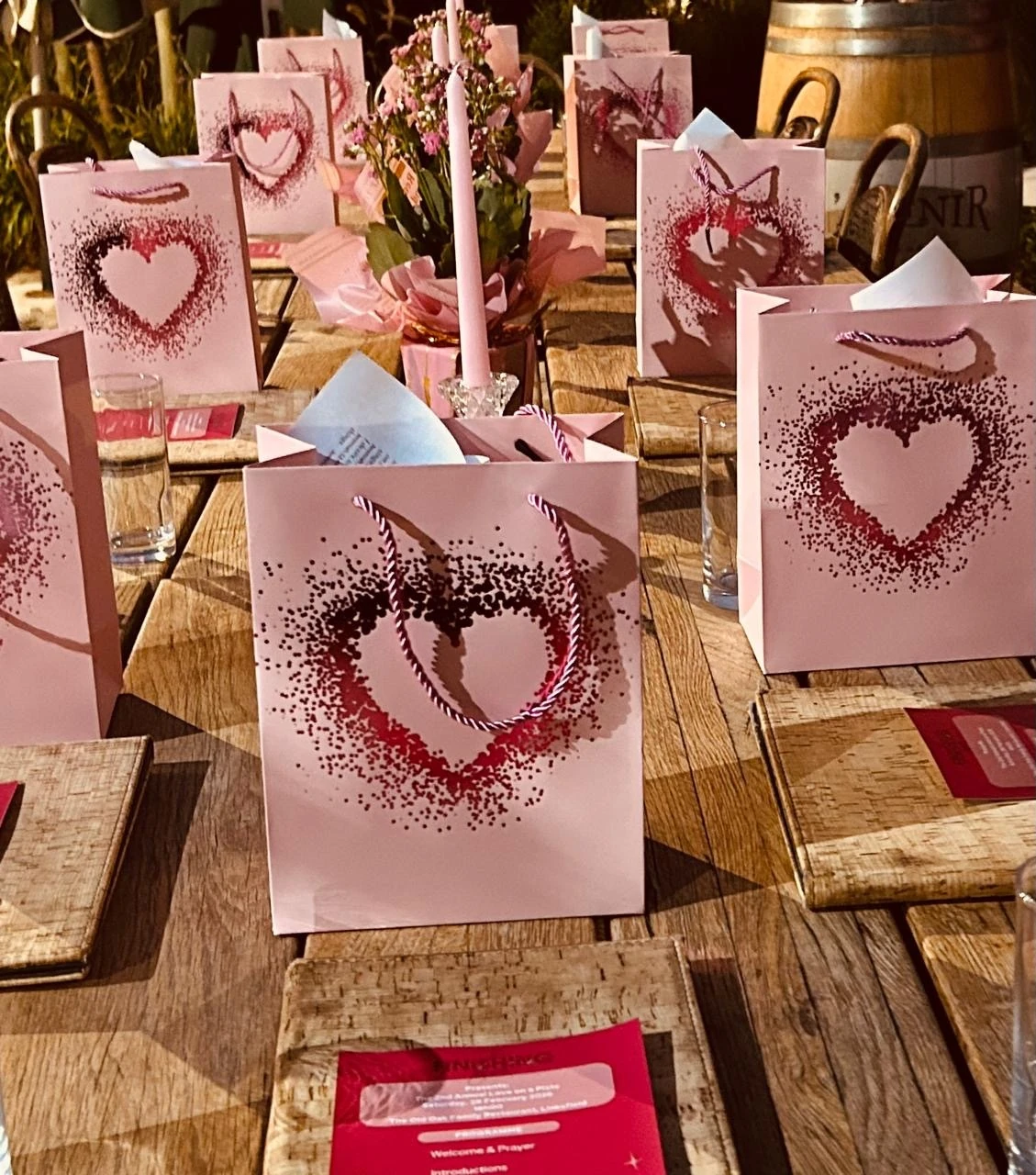 Love on a plate goodie bag