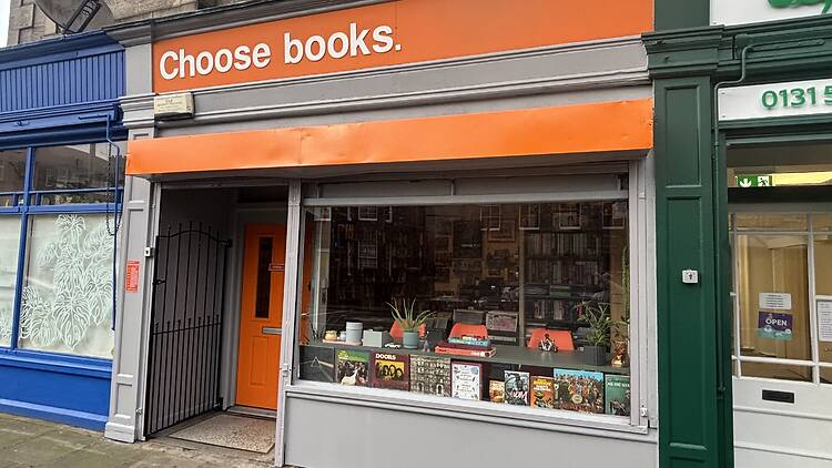 Choose Books shop in Edinburgh