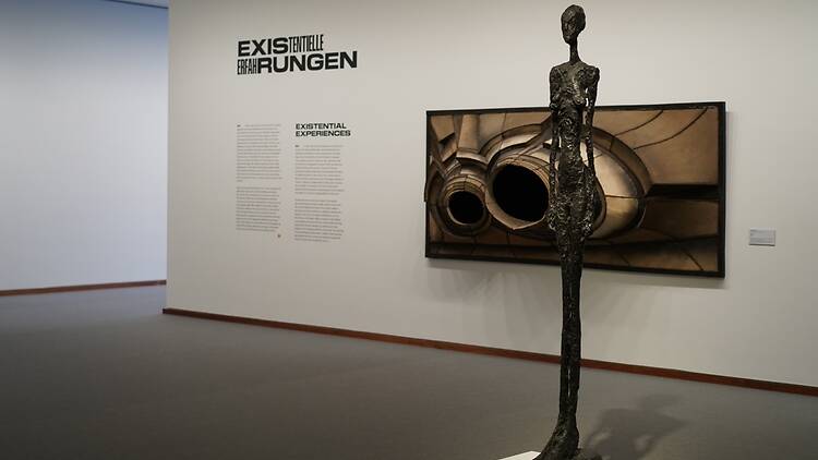 Giacometti sculpture in a Berlin museum Giacometti sculpture in a Berlin museum