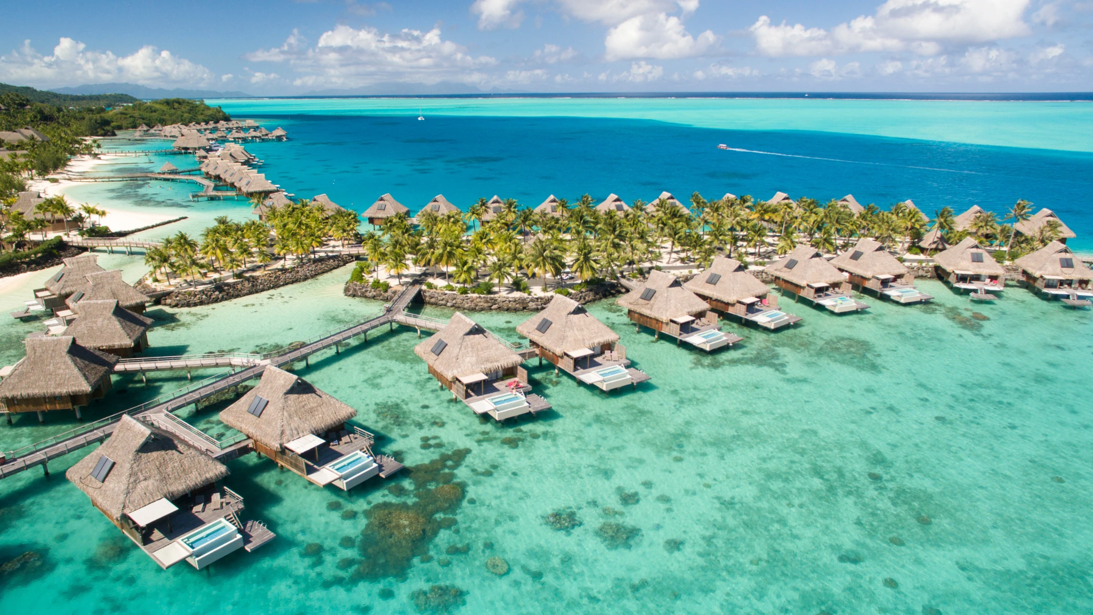 Air Tahiti plane in flight