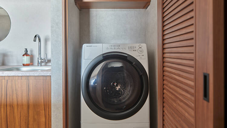 You can stay longer with in-room kitchens, washing machines and a nearby supermarket