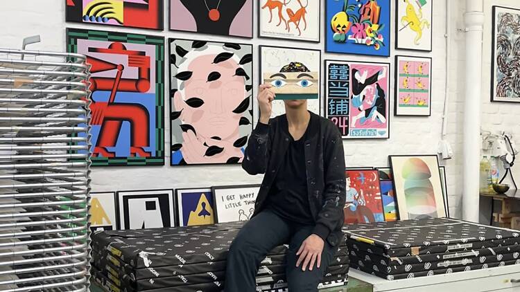 Browse bold graphics and delicate lines at Print Pop-Up