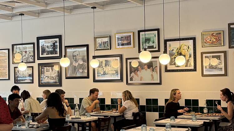 Inside L’Antica Pizzeria Da Michele